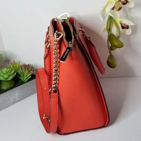 🆕️💥MK lg Satchel Leather in Mandarin - Picture 8 of 15